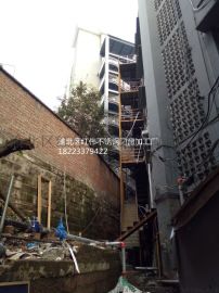 重庆江北渝北钢结构楼梯隔楼夹层 ,渝北区红伟不锈钢门窗加工厂